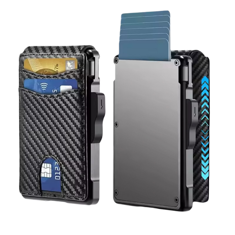 Carbon fiber ultra-thin card wallet