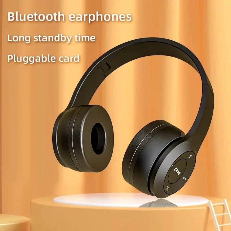 Bluetooth Wireless Sports Gaming Headset Black
